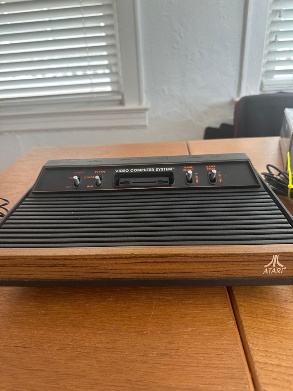 Atari Video Computer System Console - Black with Woodgrain